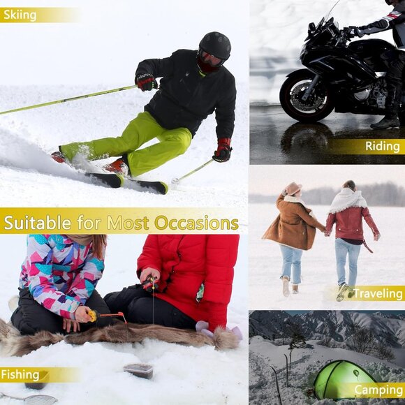 Balaclava Ski Mask for Men and Women Fleece Face Neck Warmer Hood for Winter - Picture 6 of 6